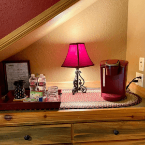 River_Retreat_Lodge_Swan_Valley_Hotel_Grand_Targhee_Suite - River Retreat Lodge Image of coffee service setup in lodge suite